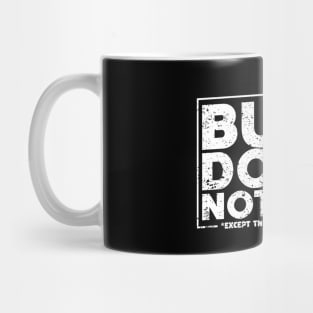 Busy Doing Nothing Fishing Mug